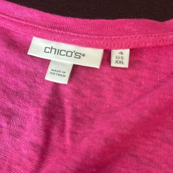 Chicos SZ 4 linen shirt - Picture 7 of 8